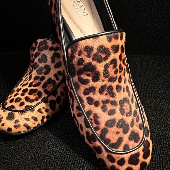 New! Alfani Calf Fur Animal Print Step N Flex Carliyle Low Loafer NWOB Size 7.5 - Picture 5 of 13